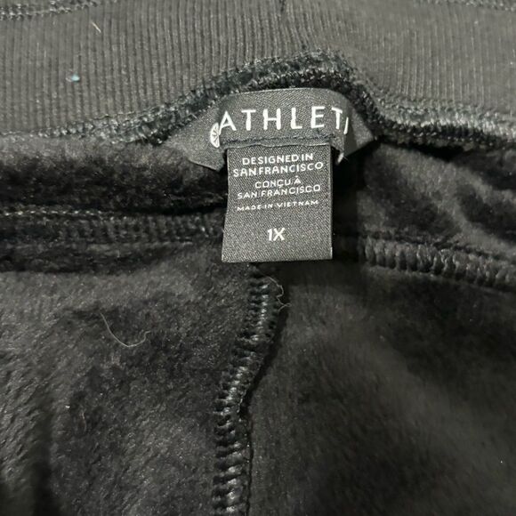 Athleta Black Double Cozy Karma Recover Jogger 1X - Picture 10 of 12
